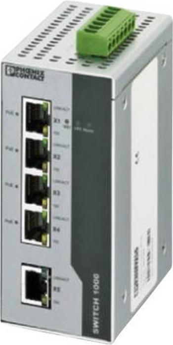 Průmyslový ethernetový switch Phoenix Contact, FL SWITCH 1001T-4POE, 10 / 100 MBit/s