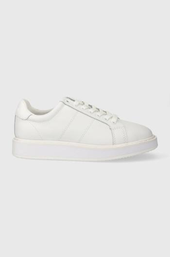 Kožené sneakers boty Lauren Ralph Lauren Angeline 4 bílá barva, 80287600000000000