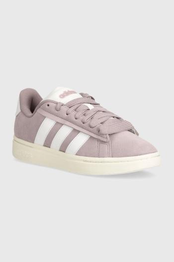 Sneakers boty adidas Grand Court Alpha fialová barva, IH3848