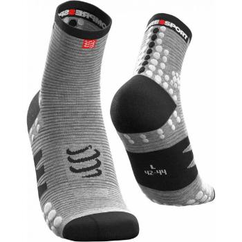 Compressport PRO RACING SOCKS V3.0 Běžecké ponožky, šedá, velikost 39-41