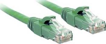 Síťový kabel RJ45 LINDY 48048, CAT 6, U/UTP, 2.00 m, zelená