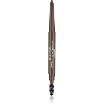 Essence WOW What a Brow tužka na obočí s kartáčkem odstín 03 Dark Brown 0,2 g