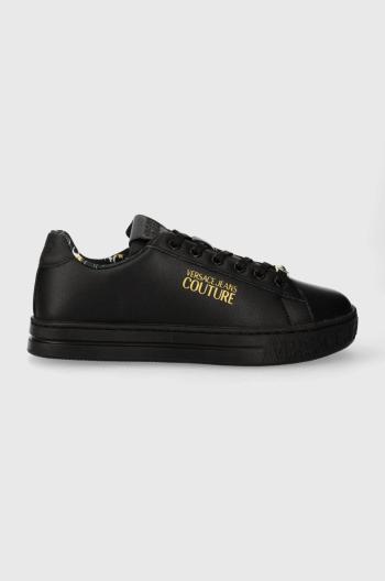 Sneakers boty Versace Jeans Couture Court 88 černá barva, 76VA3SKL ZPA48 899