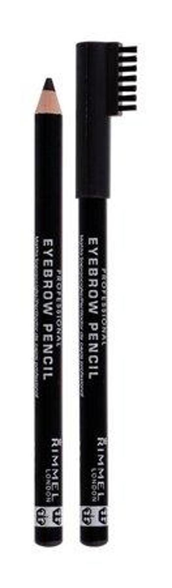Tužka na obočí Rimmel London - Professional Eyebrow Pencil , 1,4ml, 004, Black, Brown