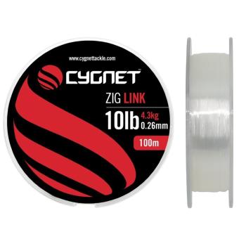 Cygnet návazcová šňůra zig link 100 m - 0,26 mm 10 lb 4,3 kg