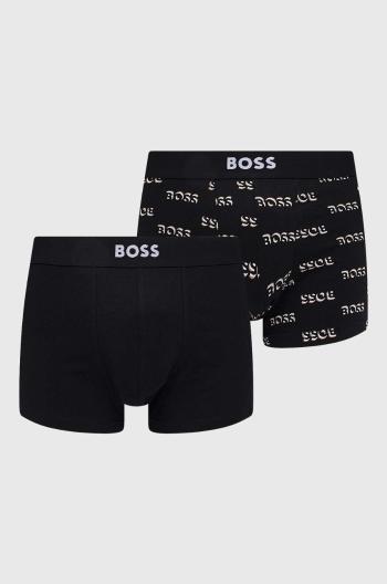 Boxerky BOSS 2-pack pánské, černá barva, 50509267