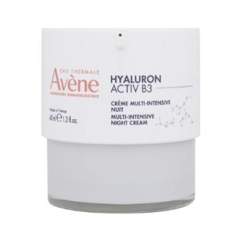 Avene Hyaluron Activ B3 Multi-Intensive Night Cream 40 ml noční pleťový krém W proti vráskám; výživa a regenerace pleti; zpevnění a lifting pleti