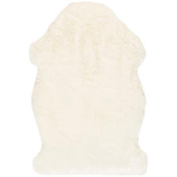 Obsession koberce Kusový koberec Samba 495 Ivory (tvar kožešiny) - 55x85 tvar kožešiny cm Bílá