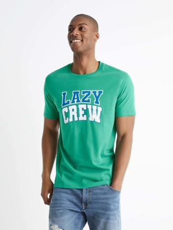 Celio Besity Lazy Crew Triko Zelená