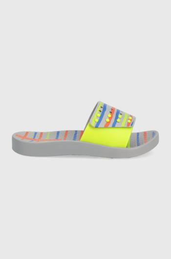 Dětské pantofle Ipanema Unisex Slide šedá barva