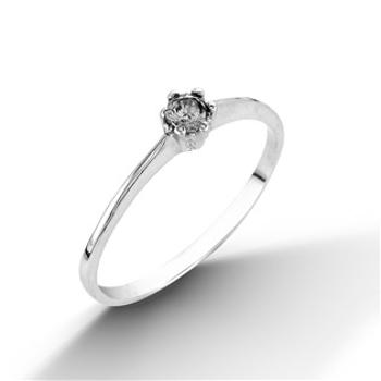 Šperky4U Stříbrný prsten s zirkonem, vel. 50 - velikost 50 - CS2039-50