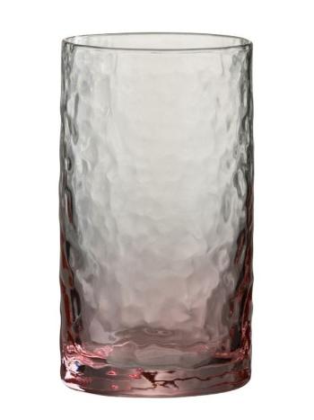 Růžová sklenička na vodu Verma - Ø7*13 cm 3748
