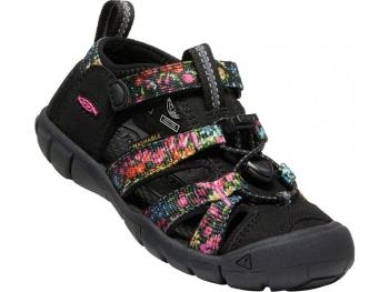 Keen SEACAMP II CNX Y ibis rose/black Velikost: 35 dětské sandály