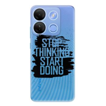 Odolné silikonové pouzdro iSaprio - Start Doing - black - Infinix Smart 7