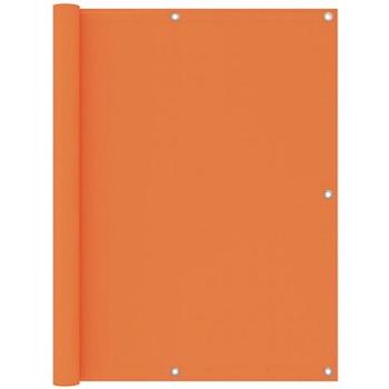 Balkónová zástěna oranžová 120×600 cm oxfordská látka 135055 (135055)