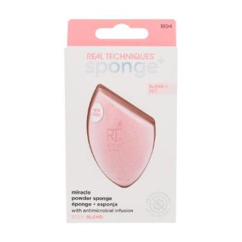 Real Techniques Miracle Powder Sponge 1 ks aplikátor pro ženy poškozená krabička