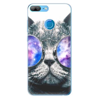 Odolné silikonové pouzdro iSaprio - Galaxy Cat - Huawei Honor 9 Lite