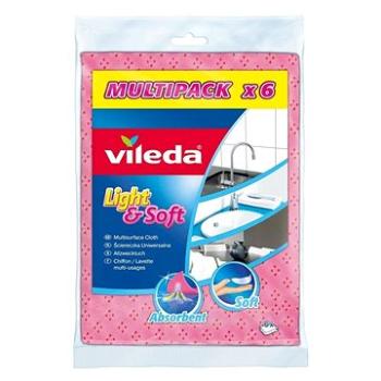 VILEDA Light & Soft růžová 6 ks (4023103192591)