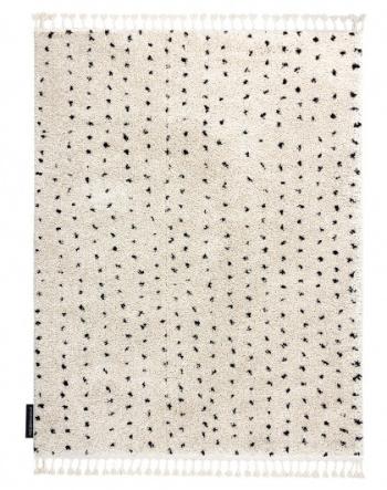 Dywany Łuszczów Kusový koberec Berber Syla B752 dots cream - 140x190 cm Béžová