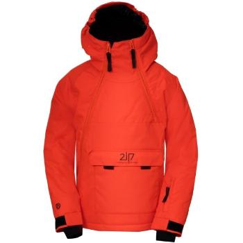 2117 LILLHEM JUNIOR´S JACKET Dětská lyžařská bunda, červená, velikost 140