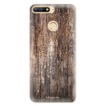 Odolné silikonové pouzdro iSaprio - Wood 11 - Huawei Y6 Prime 2018