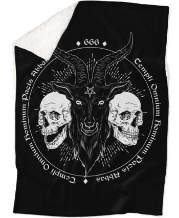 Deka Baphomet skull (Podšití beránkem: ANO)