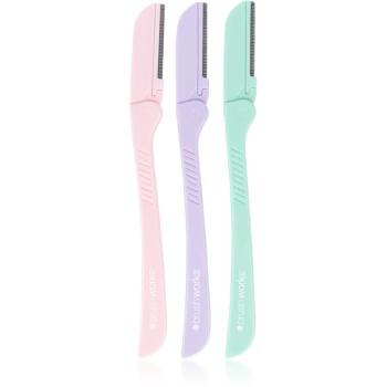 Brushworks Precision Eyebrow Razor Pastel břitva (na obočí)