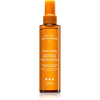 Institut Esthederm Sun Care Protective Sun Care Oil For Body And Hair opalovací olej na tělo a vlasy s vysokou UV ochranou 150 ml