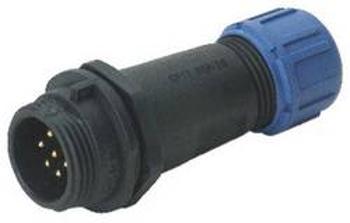 Kulatý konektor série DELKSP1310 Deltron Connectors DELKSP1311/P7I, kulatý konektor DIN, Provedení konektoru: zástrčka, rovná IP68, nylon 6.6 UL 94V-0