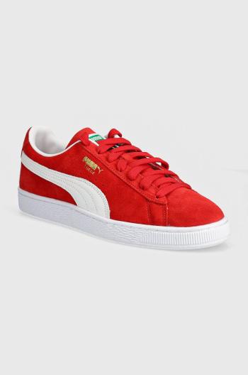 Semišové sneakers boty Puma Suede Classic červená barva, 399781