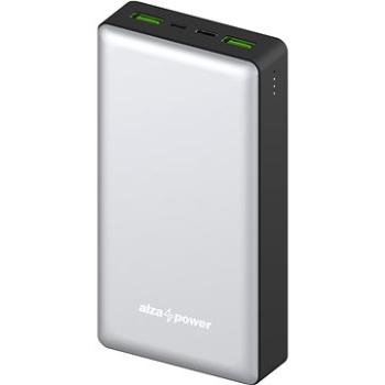 AlzaPower Ingot 20000mAh Quick Charge + PD3.0 stříbrná (APW-PBi20QS)