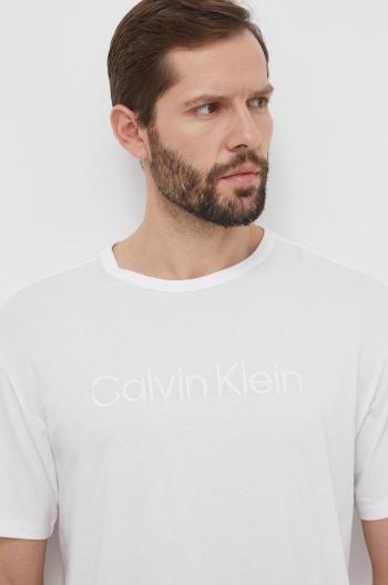 Tričko Calvin Klein Underwear bílá barva, s aplikací, 000NM2501E