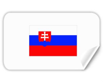 Samolepky obdelník - 5 kusů Slovensko