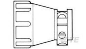 TE Connectivity 1-206138-0, kabelová svorka pro kulatý faston 1 ks