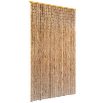 Dveřní závěs proti hmyzu, bambus, 100x200 cm (43722)