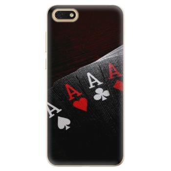 Odolné silikonové pouzdro iSaprio - Poker - Huawei Honor 7S