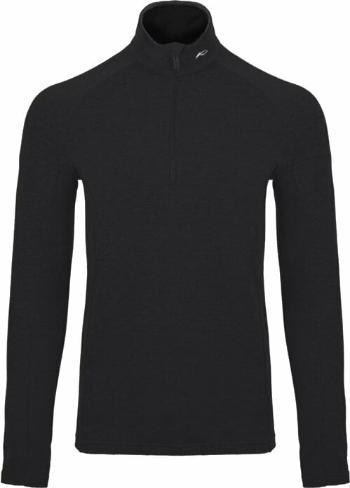 Kjus Mens Trace Midlayer Half Zip Black 56 Svetr