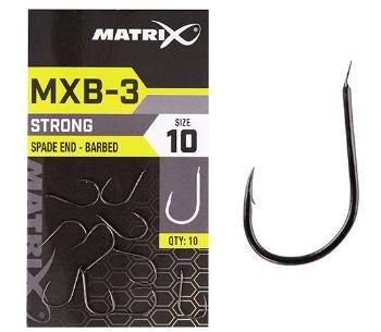 Matrix háčky mxb-3 barbed spade end black nickel 10 ks - 14
