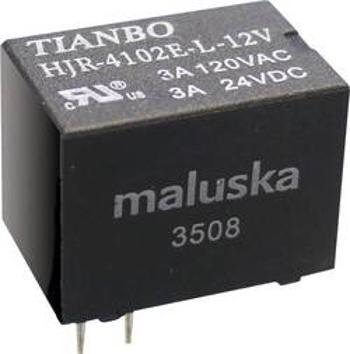 Miniaturní relé Tianbo Electronics HJR4102E-L-24VDC-S-Z, 5 A , 60 V/DC/ 240 V/AC , 360 VA/ 90 W