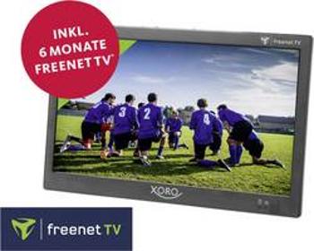 Přenosná TV 25.6 cm 10.1 palec Xoro PTL 1050 vč. freenet TV na 6 měsíců, napájení z akumulátoru, vč. 12V připojovacího kabelu do auta, vč. antény DVB-