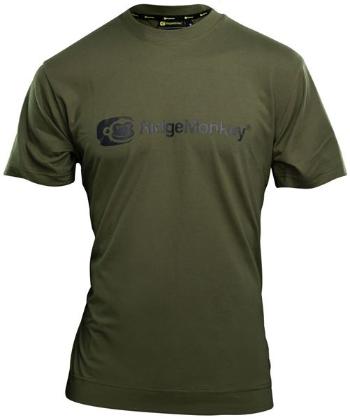 Ridgemonkey tričko apearel dropback t shirt green - xxxl