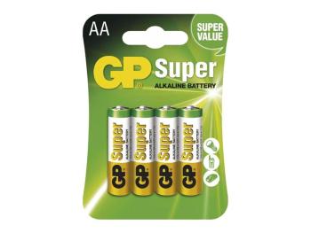 Baterie AA (R6) alkalická GP Super Alkaline  4ks