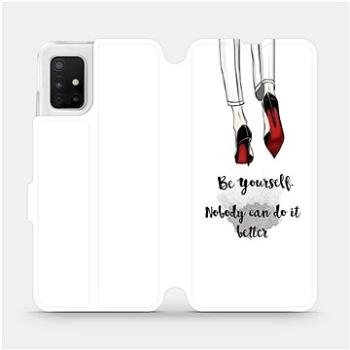 Flipové pouzdro na mobil Samsung Galaxy A51 - M046P Be yourself (5903516121724)