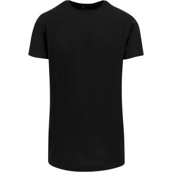Build Your Brand Pánské tričko prodloužené délky - Černá | M