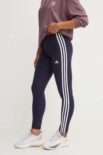 Legíny adidas Essentials dámské, tmavomodrá barva, s aplikací, IC9893