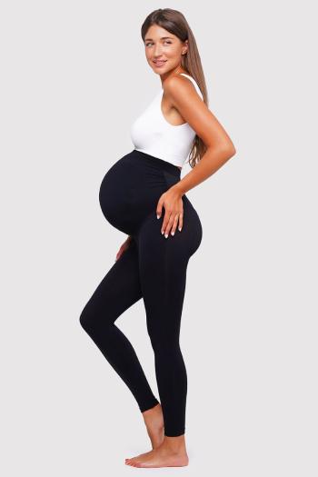 Černé těhotenské legíny Mama Leggings