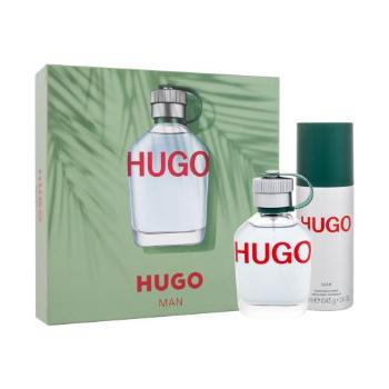 HUGO BOSS Hugo Man dárková kazeta toaletní voda 75 ml + deodorant 150 ml pro muže