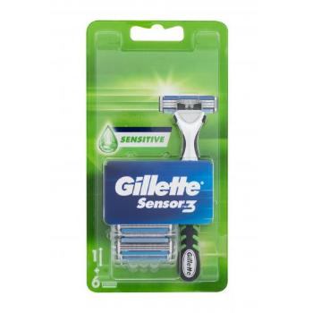 Gillette Sensor3 Sensitive holicí strojek 1 holicí strojek + 6 náhradních břitů pro muže