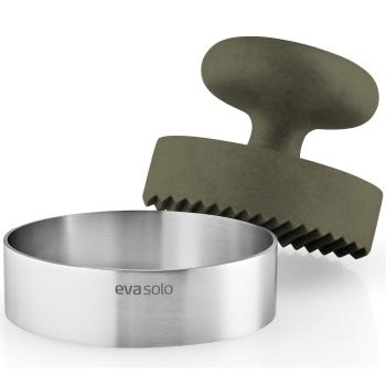 Forma na burgery GREEN TOOL 9 cm, zelená, nerezová ocel/plast, Eva Solo