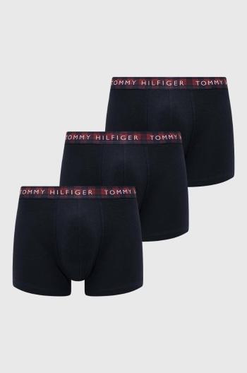 Boxerky Tommy Hilfiger 3-pack pánské, tmavomodrá barva